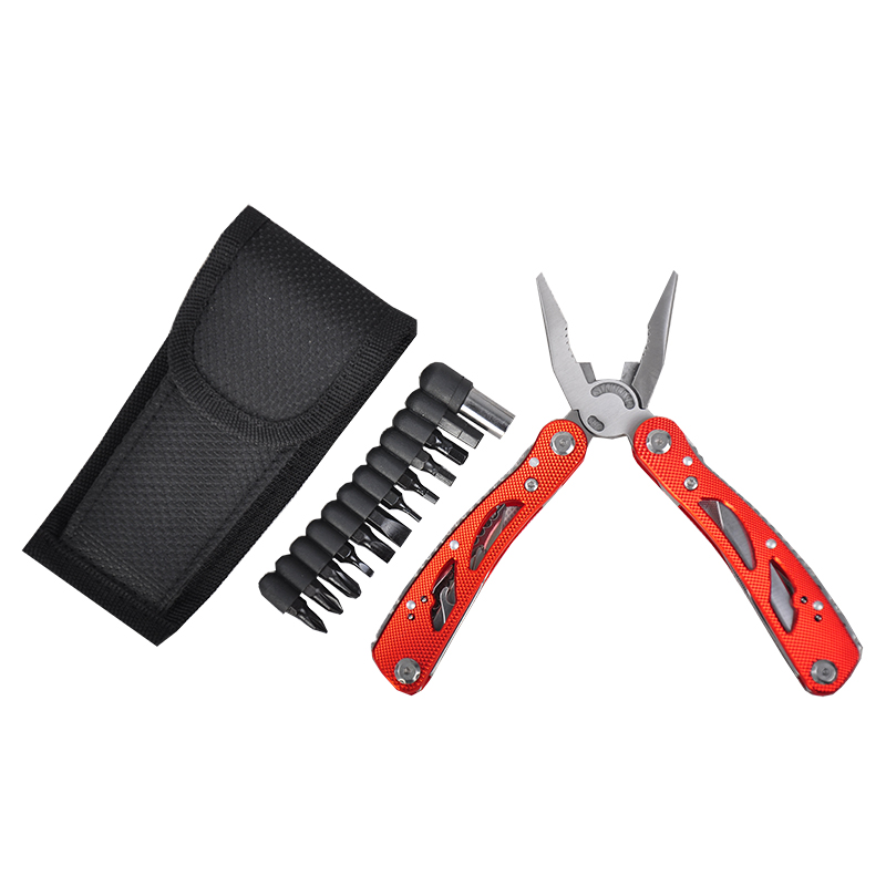 HAN WILD Folding Pliers Multitools Knife Screwdriver Set Bits Stainless Steel Portable Outdoor Survival Camping Tool Hand Tools